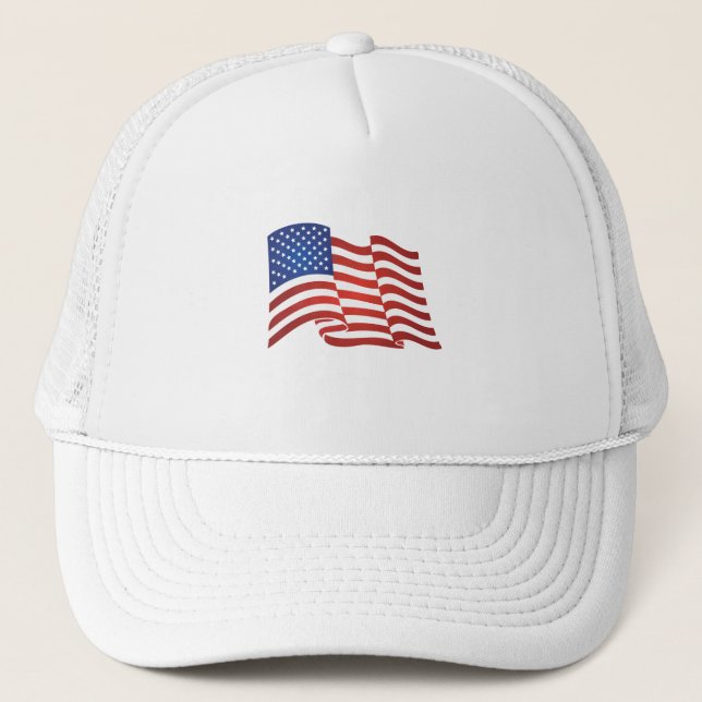 USA flag Trucker Hat (Front)