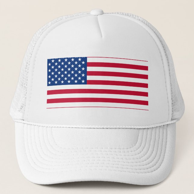 USA flag Trucker Hat (Front)