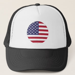 USA FLAG TRUCKER HAT