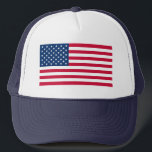 USA Flag Trucker Hat - Patriotic<br><div class="desc">USA Flag Trucker Hats - United States of America - Flag - Patriotic - Independence Day - July 4th - Customisable - Choose / Add Your Unique Text / Colour / Image - Make Your Special Hat / Gift - Resize and move or remove and add elements / image with...</div>