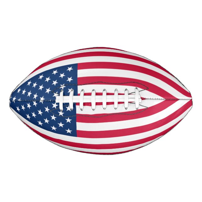 USA Flag - United States of America - Patriotic Football (Front)