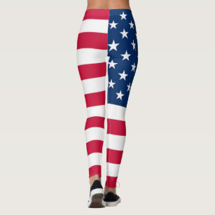 USA Flag - United States of America - Patriotic Leggings