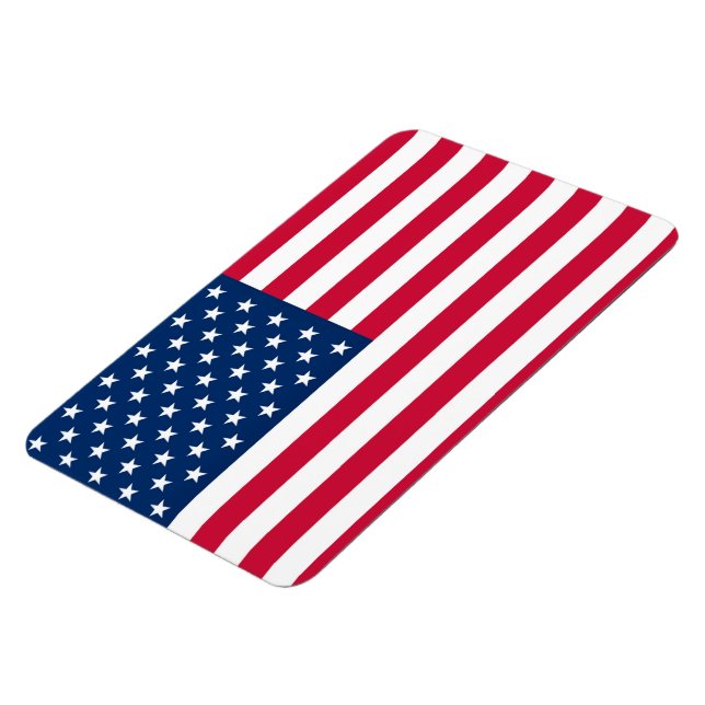 USA Flag - United States of America - Patriotic Magnet (Left Side)