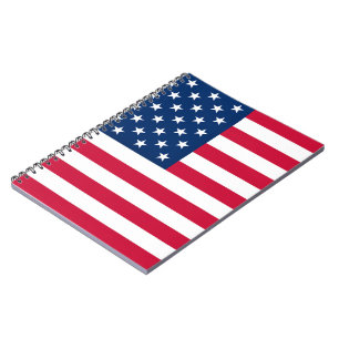 USA Flag - United States of America - Patriotic Notebook