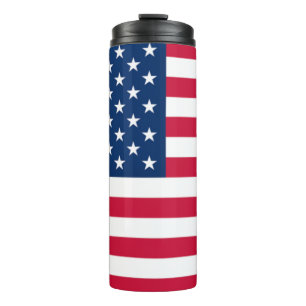 USA Flag - United States of America - Patriotic Thermal Tumbler