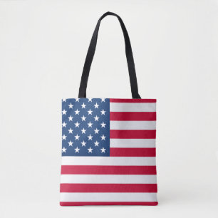 USA Flag - United States of America - Patriotic Tote Bag