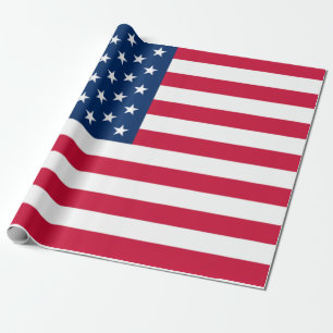 USA Flag - United States of America - Patriotic Wrapping Paper