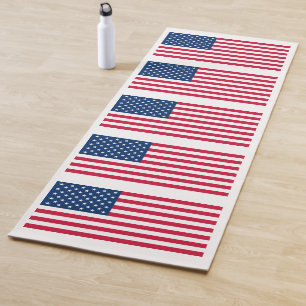 USA Flag - United States of America - Patriotic - Yoga Mat