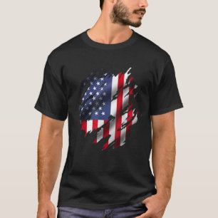 USA Flag US Patriot United States of America T-Shirt