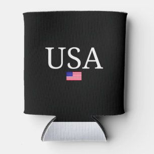 Usa Flag-Usa-Flag-America-American-American Flag Can Cooler