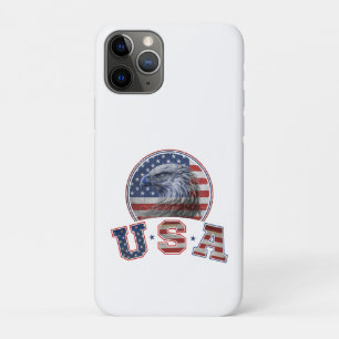 USA Flag Vintage American Eagle American Flag Case-Mate iPhone Case