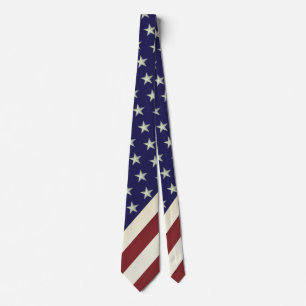USA Flag Vintage Inspired Tie