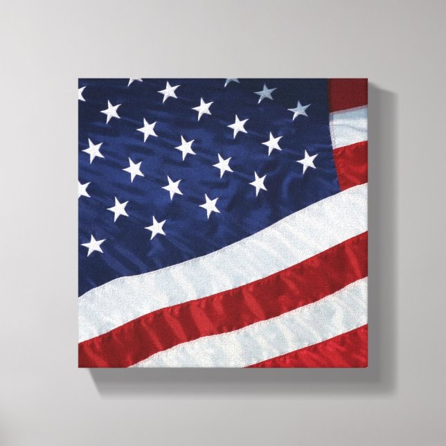 USA Flag Wrapped Canvas (Front)