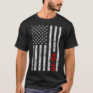 USA Flag YoYo Yo-Yo YoYoing T-Shirt