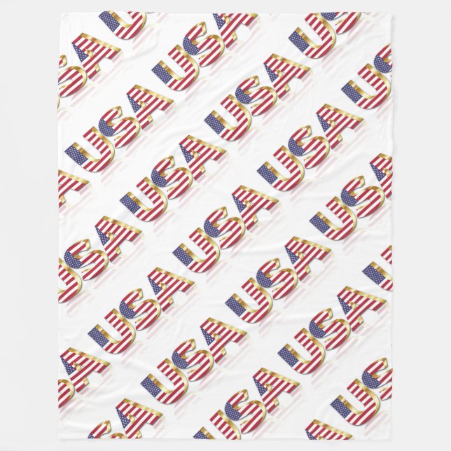 USA FLEECE BLANKET (Front)
