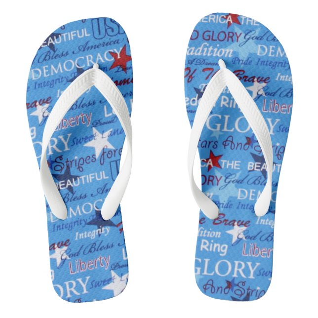 USA FLIP FLOPS (Footbed)
