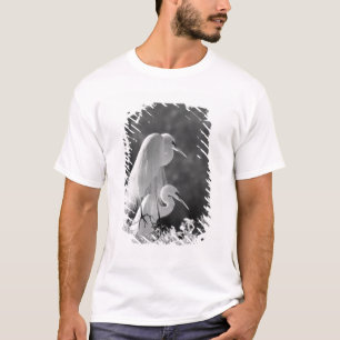 USA, Florida, Great Egret (Ardea alba) infrared T-Shirt