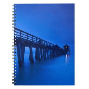 USA, Florida, Gulf Coast, Naples, Naples Pier Spiral Notebook