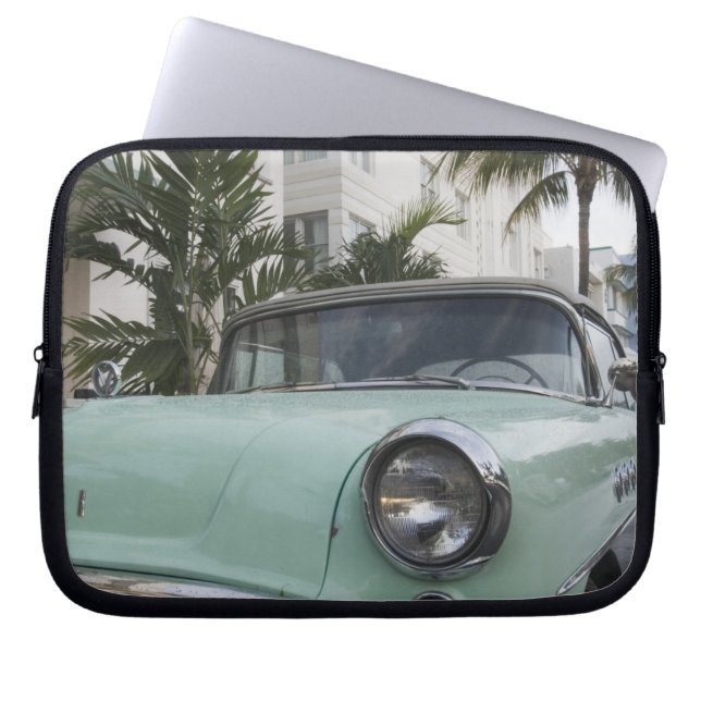 USA, Florida, Miami Beach: South Beach, 1956 3 Laptop Sleeve (Front)