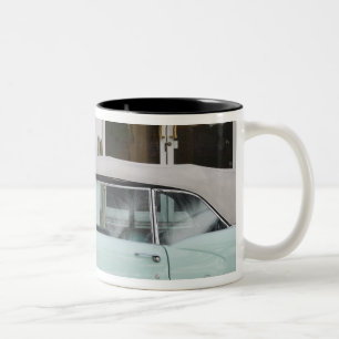 USA, Florida, Miami Beach: South Beach, 1956 Two-Tone Coffee Mug