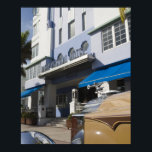 USA, Florida, Miami Beach: South Beach, Art Deco Poster<br><div class="desc">COPYRIGHT Walter Bibikow / DanitaDelimont.com | US10 WBI0165.jpg | USA,  Florida,  Miami Beach: South Beach,  Art Deco Hotels,  Park Central Hotel and 1930s Car</div>