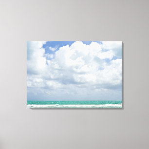 USA, Florida, Miami, Landscape with sea Canvas Print