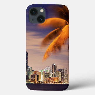 USA, Florida, Miami skyline at dusk iPhone 13 Case
