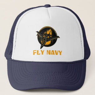 USA Fly Navy Trucker Hat
