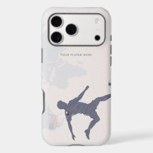 USA football lover custom name phone case