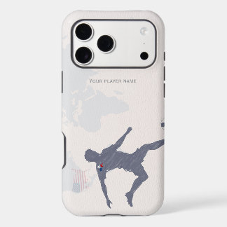 USA football lover custom name phone case
