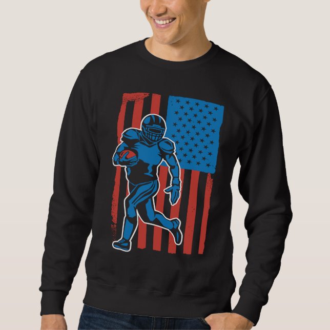 USA Football Soccer Player Sweatshirt (Front)