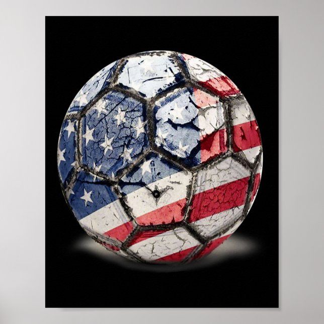 Usa Footbyll Soccer  Poster (Front)