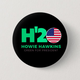 USA for Howie Hawkins 2020 6 Cm Round Badge