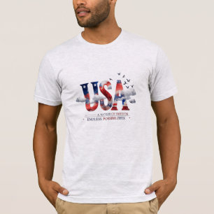 USA Freedom Flight – A Nation of Endless T-Shirt