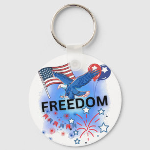 USA Freedom Key Ring