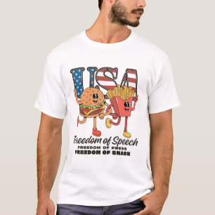 USA : freedom of speach, freedom of press T-Shirt
