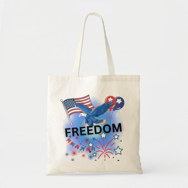 USA Freedom Tote Bag (Front)