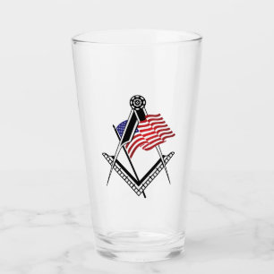 USA freemasonry symbol Glass