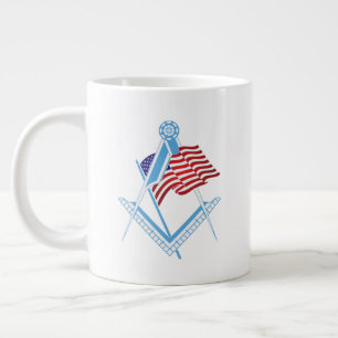 USA freemasonry symbol Large Coffee Mug