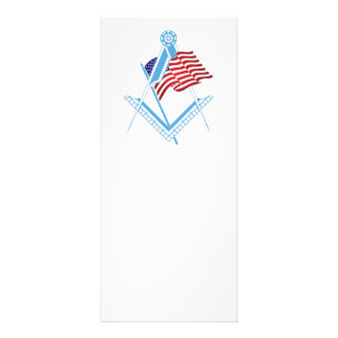 USA freemasonry symbol Rack Card