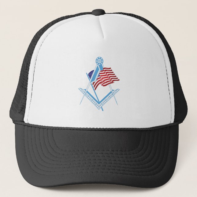 USA freemasonry symbol Trucker Hat (Front)