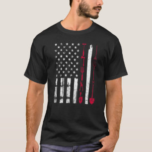 Usa Gardening Flag Proud American Gardener Patriot T-Shirt