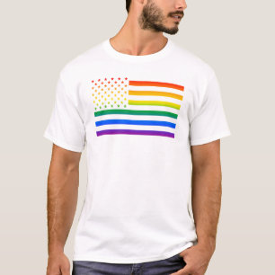 USA Gaytriotic Rainbow Pride T-Shirt