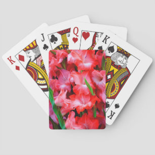 USA, Georgia, Savannah, Bouquet Of Gladiolus Playing Cards