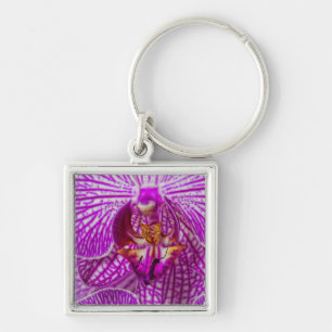 USA, Georgia, Savannah, Close-Up Of Orchid Key Ring