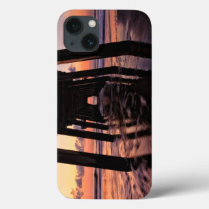 USA, Georgia, Tybee Island, Pier At Tybee Island iPhone 13 Case