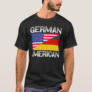 USA Germany Flag German American Von Steuben Day 2 T-Shirt