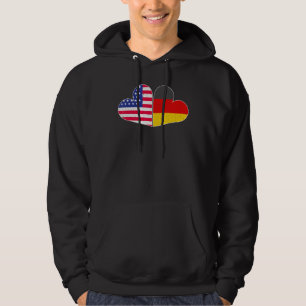 USA Germany Flag German American Von Steuben Day 5 Hoodie