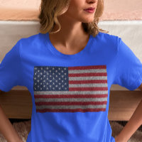 USA Glitter look Flag Forth of July