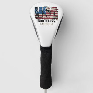 USA God Bless America Golf Head Cover